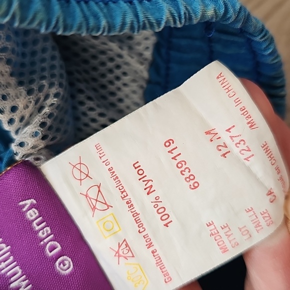 Vintage Disney Pooh Swim Trunks / Shorts 12 Months - Picture 13 of 13